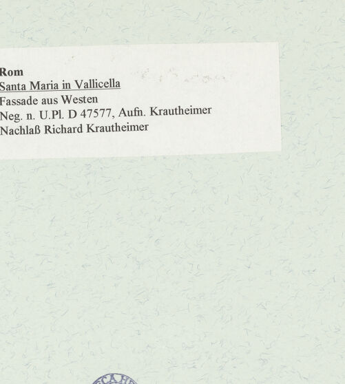 Rückseite von bh464448_recto