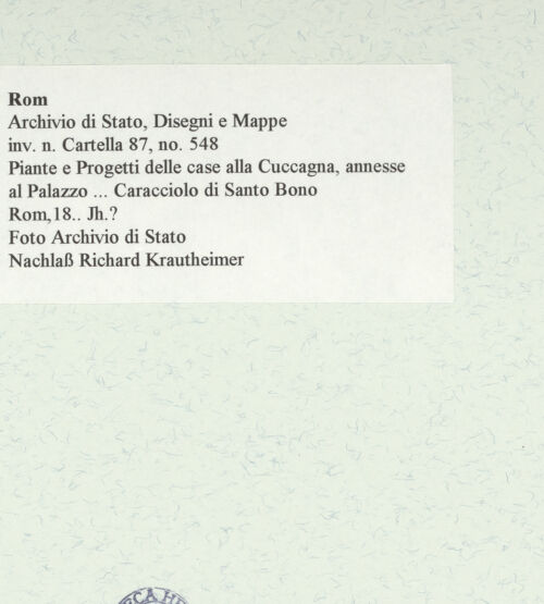 Rückseite von bh464464_recto