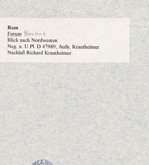 Rückseite von bh464928_recto