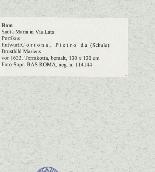 Rückseite von bh465251_recto