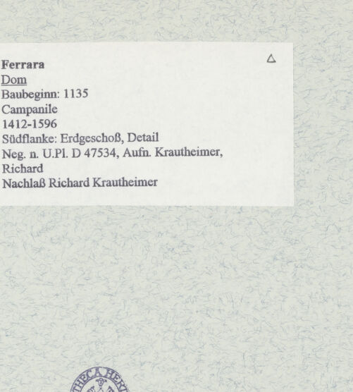 Rückseite von bh465500_recto