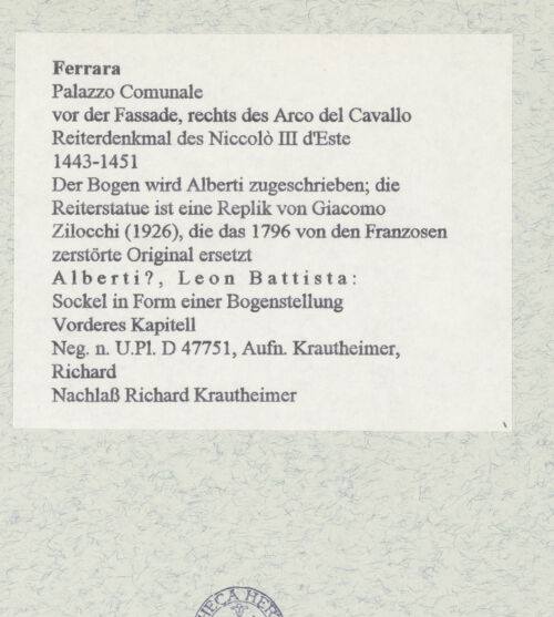 Rückseite von bh465541_recto