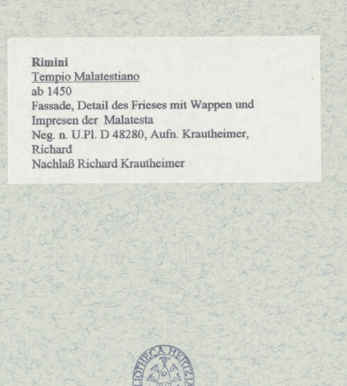 Rückseite von bh465560_recto