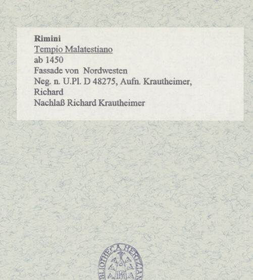 Rückseite von bh465564_recto