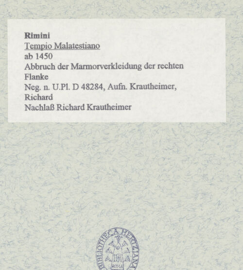 Rückseite von bh465567_recto