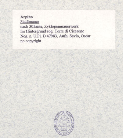 Rückseite von bh465642_recto