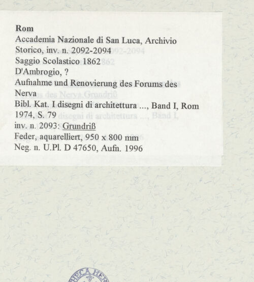 Rückseite von bh465719_recto