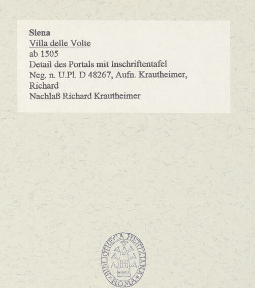 Rückseite von bh465769_recto