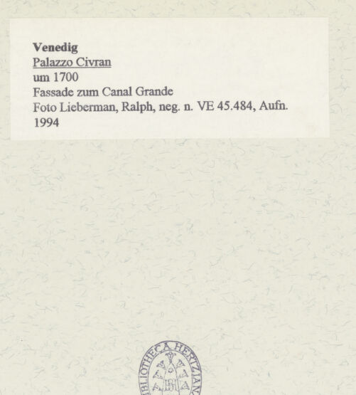 Rückseite von bh465809_recto