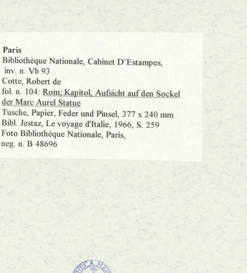 Rückseite von bh466546_recto