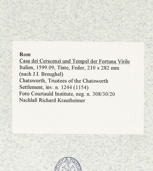 Rückseite von bh466925_recto