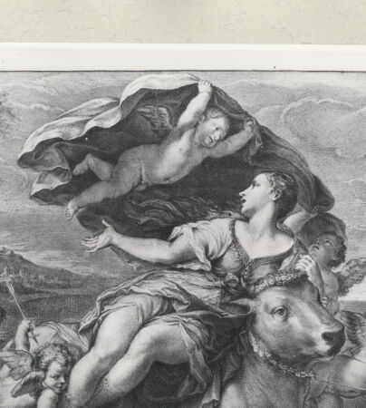 Rückseite von Istituto Nazionale per la Grafica [http://creativecommons.org/publicdomain/mark/1.0/] Raub der Europa - , bh467975. Foto.