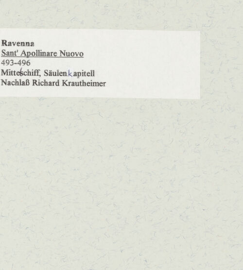 Rückseite von unbekannt [https://www.deutsche-digitale-bibliothek.de/content/lizenzen/rv-fz/] Kapitelle des Langhauses - Säulenkapitell, bh470678_recto. Foto.