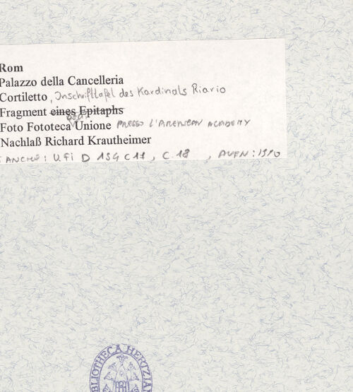 Rückseite von bh471460_recto