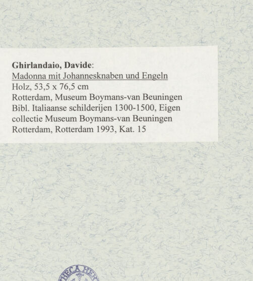 Rückseite von bh474959_recto