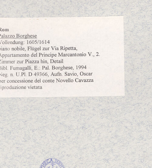 Rückseite von bh476073_recto