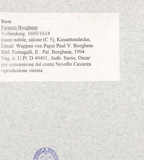 Rückseite von bh476079_recto