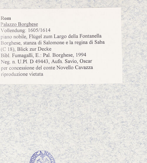 Rückseite von bh476087_recto