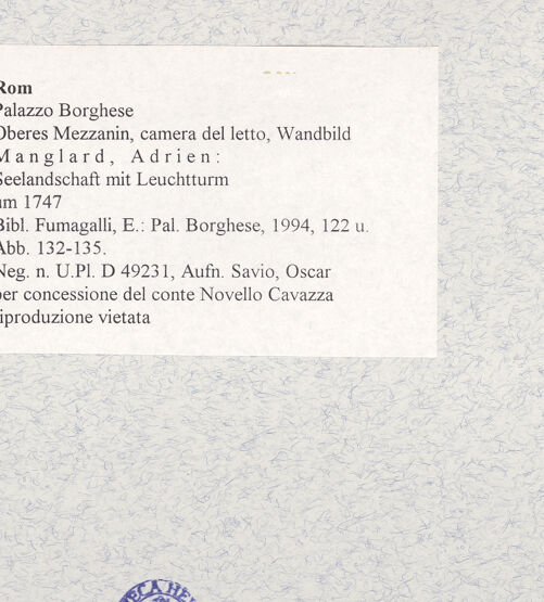 Rückseite von bh476099_recto