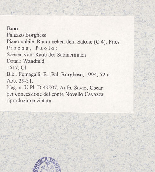 Rückseite von bh476293_recto