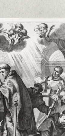 Rückseite von Istituto Nazionale per la Grafica [http://creativecommons.org/publicdomain/mark/1.0/] Das Wunder des seligen Joachim Piccolomini - , bh478091. Foto.