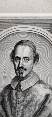 Rückseite von Istituto Nazionale per la Grafica [http://creativecommons.org/publicdomain/mark/1.0/] Bildnis des Kardinals Carlo Cerri - , bh479829. Foto.