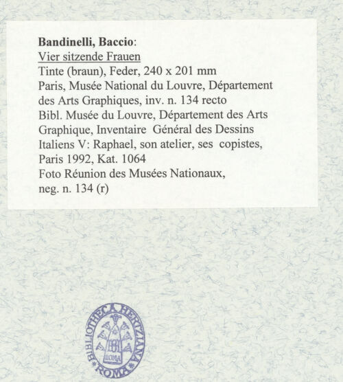 Rückseite von Réunion des Musées Nationaux [https://www.deutsche-digitale-bibliothek.de/content/lizenzen/rv-ez/] Vier sitzende Frauen - , bh480558_recto. Foto.