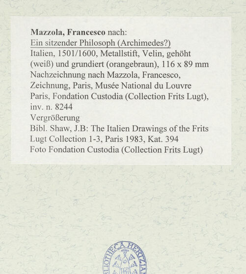 Rückseite von bh481508_recto