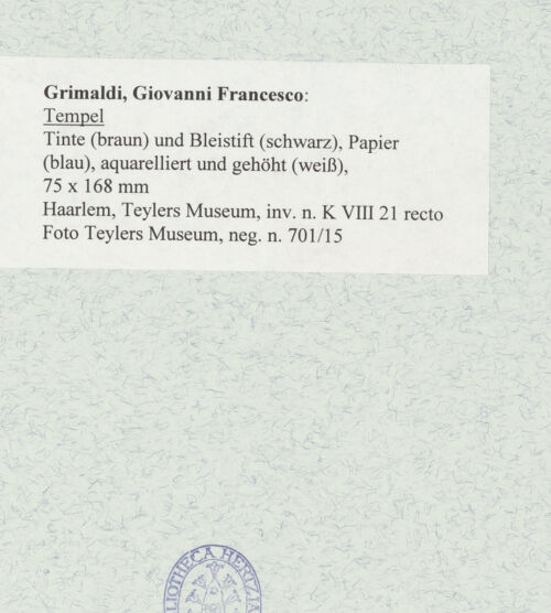 Rückseite von bh481709_recto