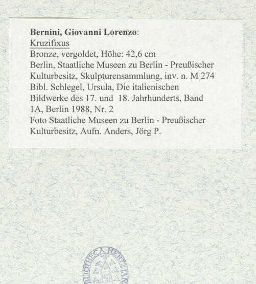 Rückseite von Staatliche Museen zu Berlin - Preußischer Kulturbesitz [https://www.deutsche-digitale-bibliothek.de/content/lizenzen/rv-ez/] Kruzifix - Vorderansicht ohne Kreuz, bh482373_recto. Foto: Anders, Jörg P..