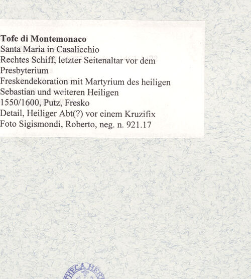 Rückseite von bh482958_recto