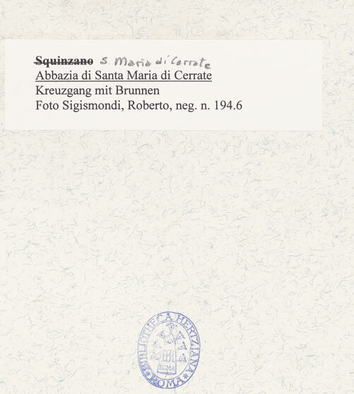 Rückseite von Sigismondi, Roberto [http://creativecommons.org/licenses/by-nc-sa/4.0/] Brunnen mit Triton - Gesamtansicht von Nordwesten, bh483407_recto. Foto: Sigismondi, Roberto.