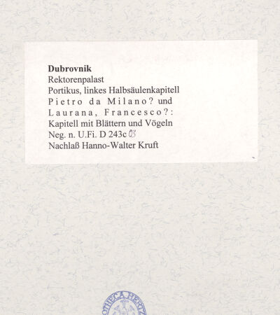 Rückseite von bh484916_recto