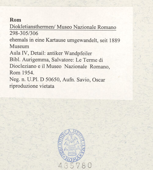 Rückseite von bh485780_recto