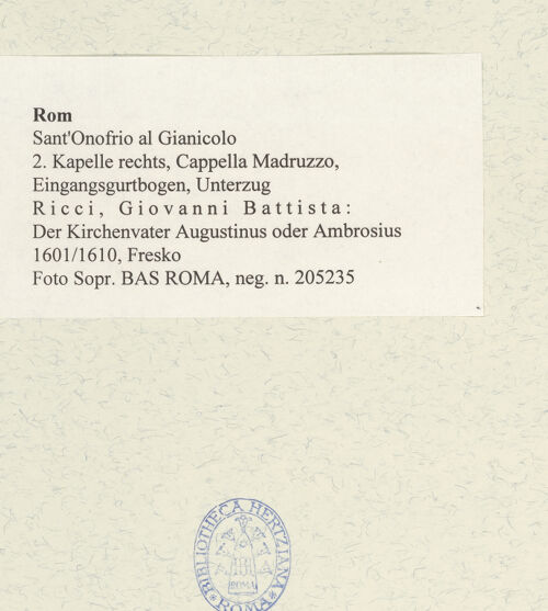 Rückseite von bh485958_recto