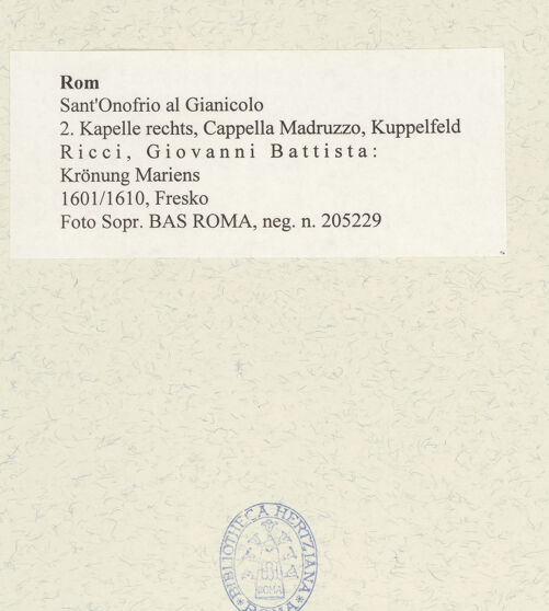 Rückseite von bh485961_recto