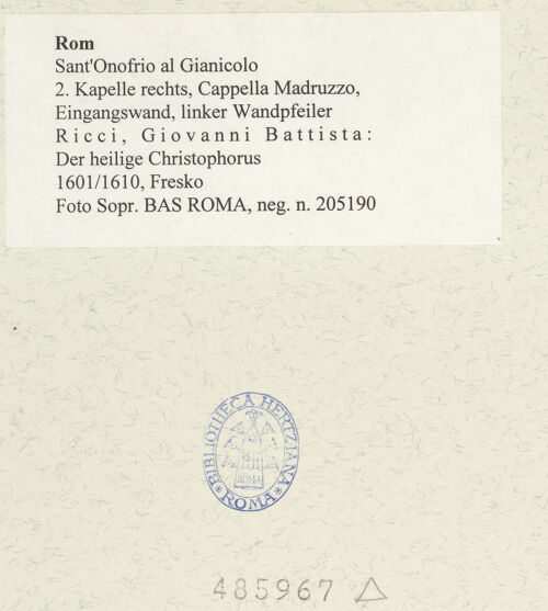 Rückseite von bh485967_recto