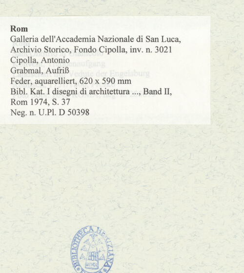 Rückseite von bh486364_recto