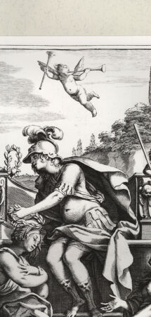 Rückseite von Istituto Nazionale per la Grafica [http://creativecommons.org/publicdomain/mark/1.0/] Allegorie der Künste - , bh486846. Foto.