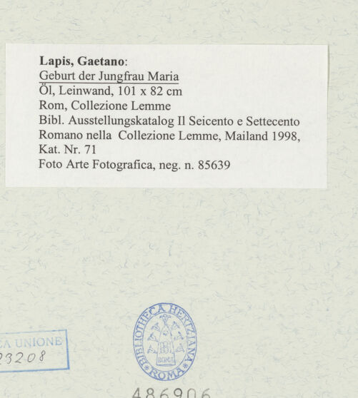 Rückseite von bh486906_recto