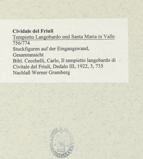 Rückseite von unbekannt [https://www.deutsche-digitale-bibliothek.de/content/lizenzen/rv-ez/] Dekoration der WestwandOberer Teil: Sechs weibliche Heilige - Gesamtansicht, bh487524_recto. Foto.