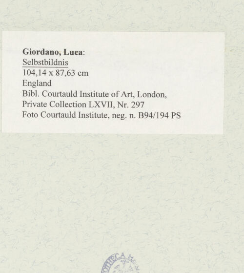 Rückseite von bh488237_recto