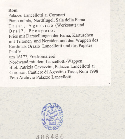 Rückseite von bh488486_recto