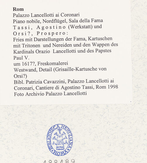 Rückseite von bh488489_recto