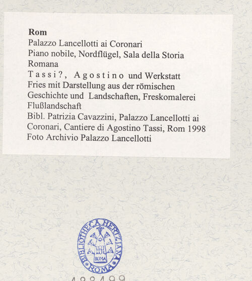 Rückseite von bh488499_recto