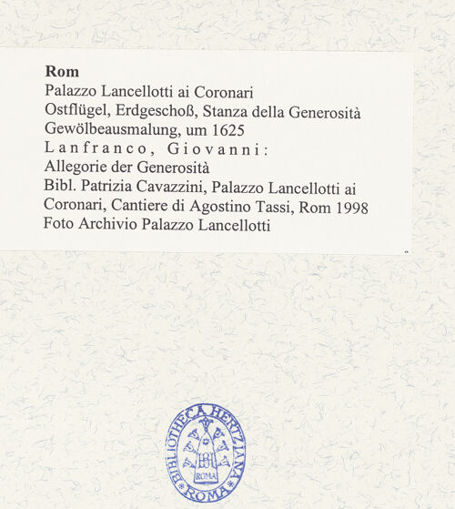 Rückseite von bh488521_recto