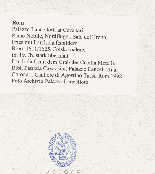 Rückseite von bh488945_recto