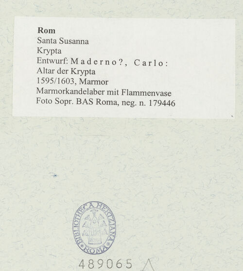 Rückseite von bh489065_recto