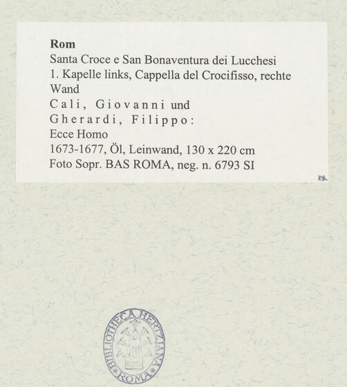 Rückseite von Sopr. BAS ROMA [https://www.deutsche-digitale-bibliothek.de/content/lizenzen/rv-ez/] Ecce Homo - , bh489202_recto. Foto.