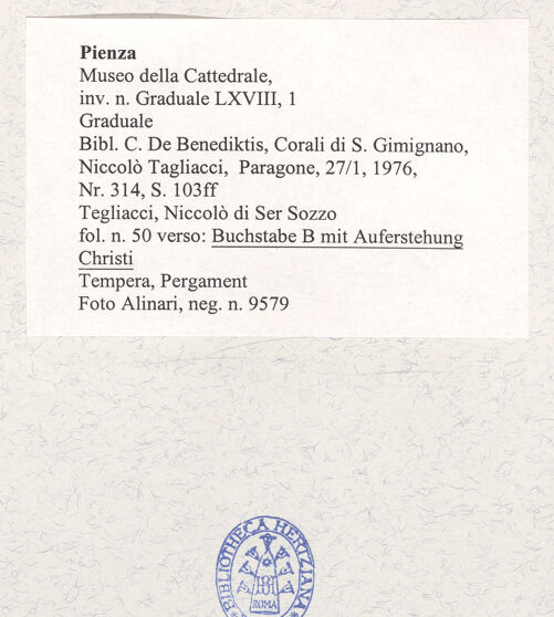 Rückseite von bh489864_recto